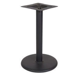 BFM Seating Stamped Steel - 22" Round Base - Dining Height - 4" Column - 11 7/8" Bolt-On Top Plate (BFM-STB-224R)