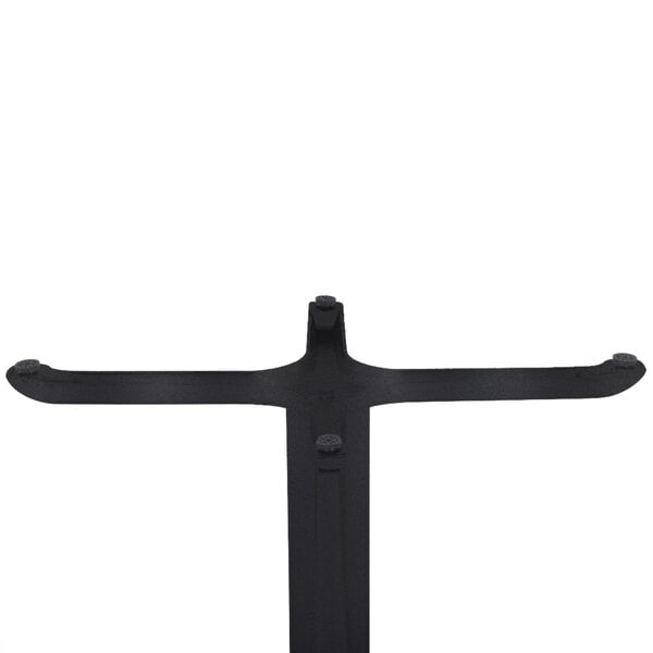 BFM SeatingStamped Steel - 24 x 30 Cross Base - Counter Height - 3" Column - 11 7/8" Bolt - On Top Plate (BFM - STB - 2430CBP) - SchoolOutlet