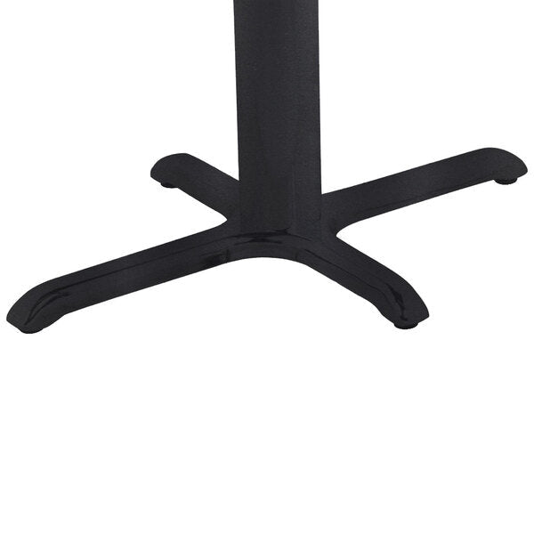 BFM SeatingStamped Steel - 24 x 30 Cross Base - Counter Height - 3" Column - 11 7/8" Bolt - On Top Plate (BFM - STB - 2430CBP) - SchoolOutlet