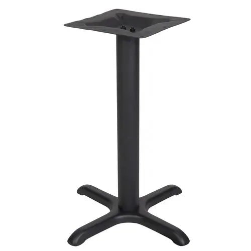 BFM SeatingStamped Steel - 30 x 30 Cross Base - Dining Height - 3" Column - 7 7/8" Welded Top Plate (BFM - STB - 3030) - SchoolOutlet