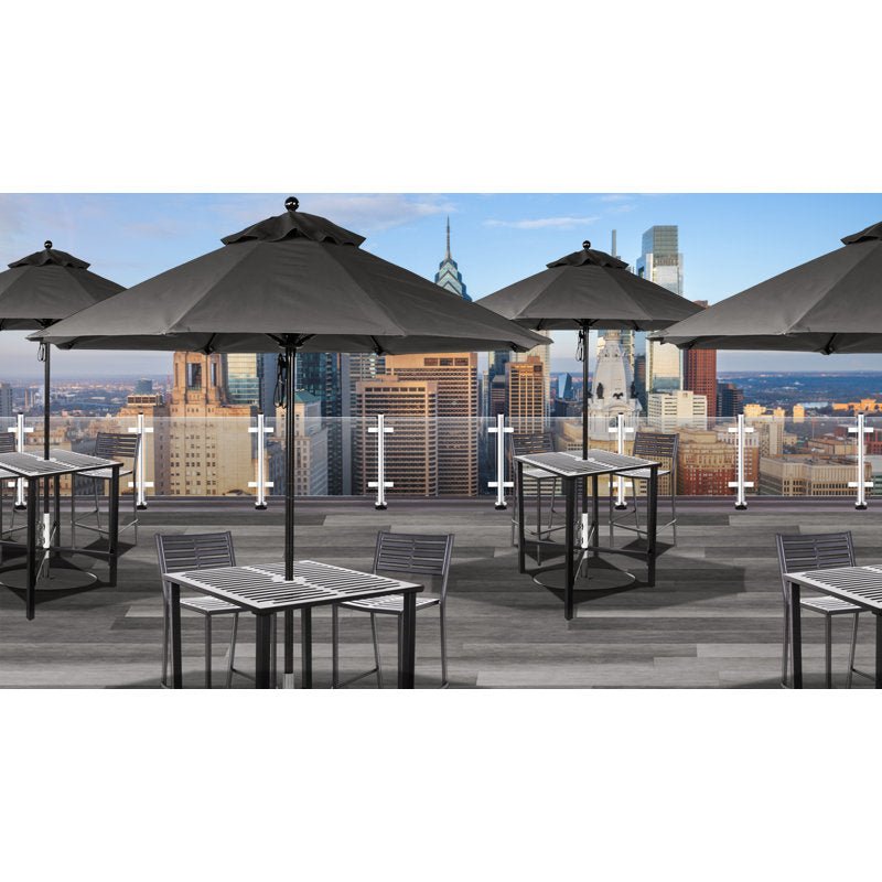 BFM Seating Daytona Stacking Patio Dining Barstool (BFM - SU2810B) - SchoolOutlet