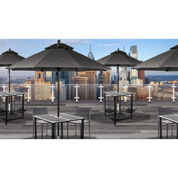 BFM Seating Daytona Stacking Patio Dining Barstool (BFM-SU2810B)