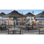 BFM Seating Daytona Stacking Patio Dining Barstool (BFM - SU2810B) - SchoolOutlet