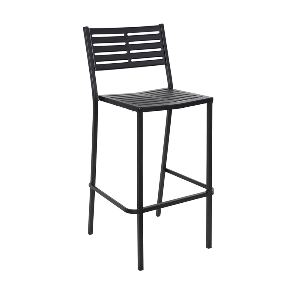 BFM Seating Daytona Stacking Patio Dining Barstool (BFM - SU2810B) - SchoolOutlet