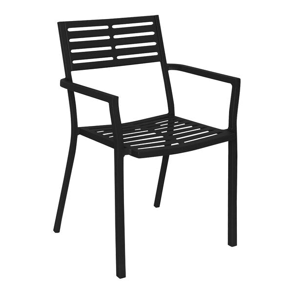 BFM Seating Daytona Stacking Patio Dining Armchair (BFM - SU2811C) - SchoolOutlet