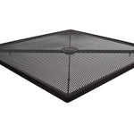 BFM Seating Barnegat Bar Height Table 30x30 E - Coated, Powder Coated Micro - Mesh Steel - Black - Umbrella hole - (SU3030BL - T) - SchoolOutlet