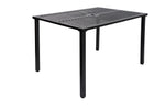 BFM Seating Daytona 32x48 Dining Height Table - E - Coated - With Umbrella Hole - (BFM - SUD3248) - SchoolOutlet