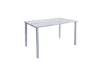 BFM Seating Daytona 32x48 Dining Height Table - E - Coated - With Umbrella Hole - (BFM - SUD3248) - SchoolOutlet