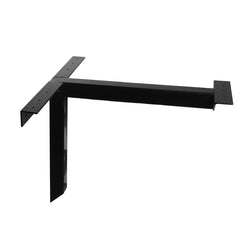 BFM Seating Cantilever Table Base - 22" Bracket - Gloss Black Finish - (BFM-TB-C22)