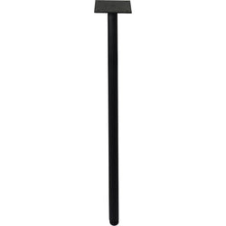 BFM Seating 1 1/4" Pin Leg Base - Sand Black Finish - (BFM-TB-P125)