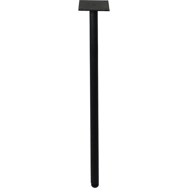 BFM Seating 1 1/4" Pin Leg Base - Sand Black Finish - (BFM - TB - P125) - SchoolOutlet