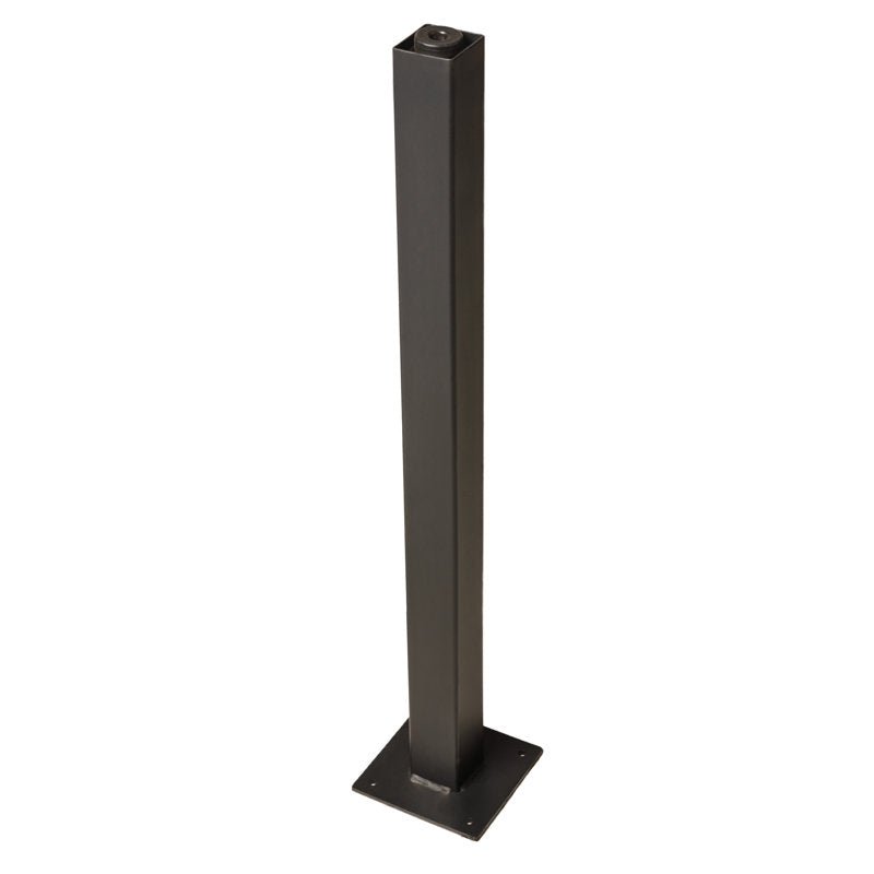 BFM Seating 2" Square Steel Table Leg - Dining Height - Sand Black Finish Set of 4 - (BFM - TB - SQ2) - SchoolOutlet