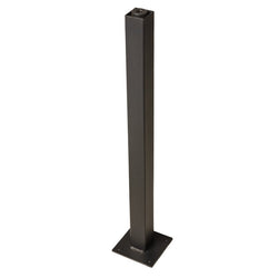 BFM Seating 2" Square Steel Table Leg - Dining Height - Sand Black Finish Set of 4 - (BFM-TB-SQ2)