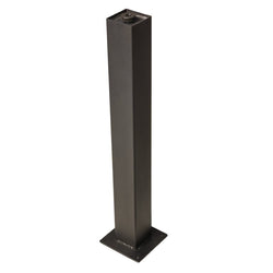 BFM Seating 3" Square Steel Table Leg - Dining Height - Sand Black Finish Set of 4 - (BFM-TB-SQ3)