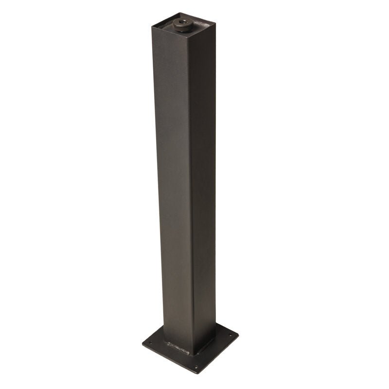 BFM Seating 3" Square Steel Table Leg - Dining Height - Sand Black Finish Set of 4 - (BFM - TB - SQ3) - SchoolOutlet