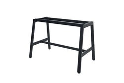 BFM Seating Atlas A-Frame 30 x 48" Dining Height Table Base - Sand Black - (BFM-TBA2-3048)