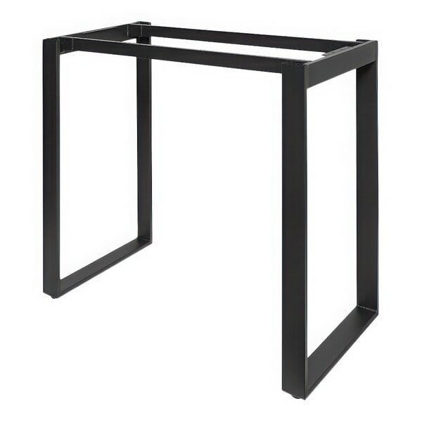 BFM Seating Urban - Loop Frame 30 x 60" Bar Height Table Base - Sand Black - (BFM - TBU2 - 3060T) - SchoolOutlet