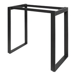 BFM Seating Urban - Loop Frame 30 x 60" Bar Height Table Base - Sand Black - (BFM-TBU2-3060T)