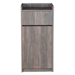 BFM Seating Relic Trash Enclosure - 35 Gallon - Melamine PVC Self - Edge - (BFM - TE4622) - SchoolOutlet