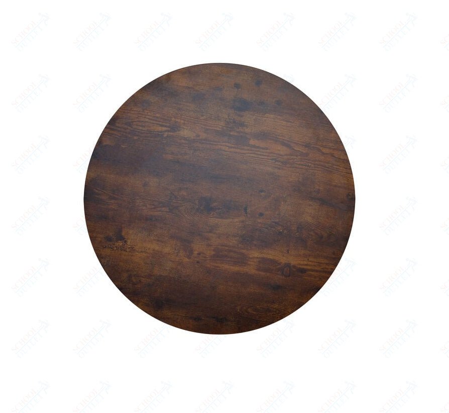 BFM Seating - 1" Relic Table Top - Melamine PVC Self - Edge 48" Round - (BFM - 1cc48R) - SchoolOutlet