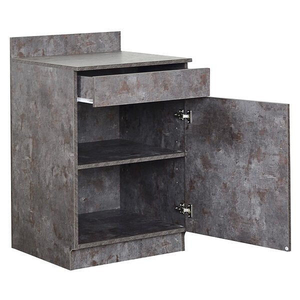 BFM Seating Relic Server Station - Single Door - Melamine PVC Self - Edge - (BFM - WS4024) - SchoolOutlet