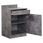 BFM Seating Relic Server Station - Single Door - Melamine PVC Self - Edge - (BFM - WS4024) - SchoolOutlet