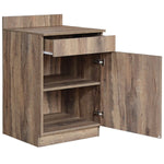 BFM Seating Relic Server Station - Single Door - Melamine PVC Self - Edge - (BFM - WS4024) - SchoolOutlet