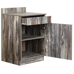 BFM Seating Relic Server Station - Single Door - Melamine PVC Self - Edge - (BFM - WS4024) - SchoolOutlet