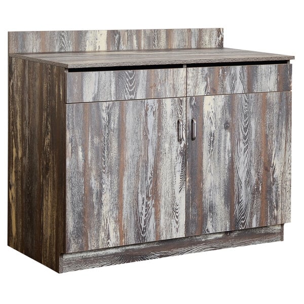 BFM Seating Relic Server Station - Double Door - Melamine PVC Self - Edge - (BFM - WS4047) - SchoolOutlet