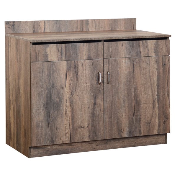 BFM Seating Relic Server Station - Double Door - Melamine PVC Self - Edge - (BFM - WS4047) - SchoolOutlet