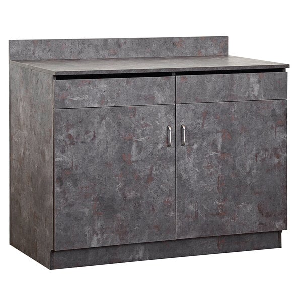 BFM Seating Relic Server Station - Double Door - Melamine PVC Self - Edge - (BFM - WS4047) - SchoolOutlet