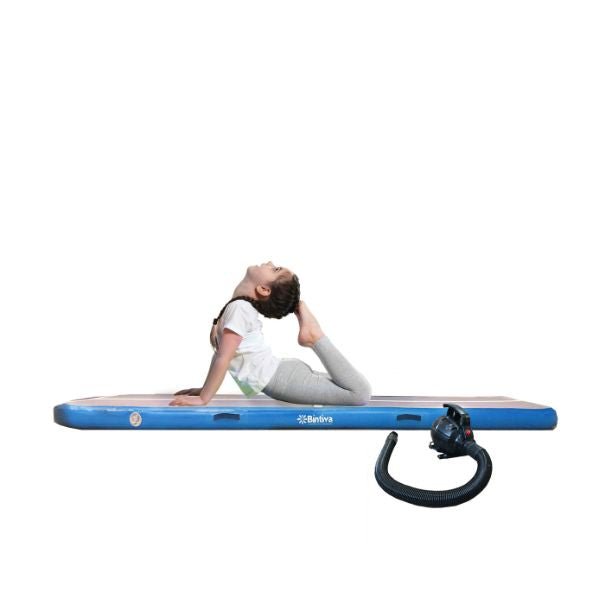 Bintiva Inflatable Gym Mat 10' X 3' - Adjustable Tumbling Mat - SchoolOutlet