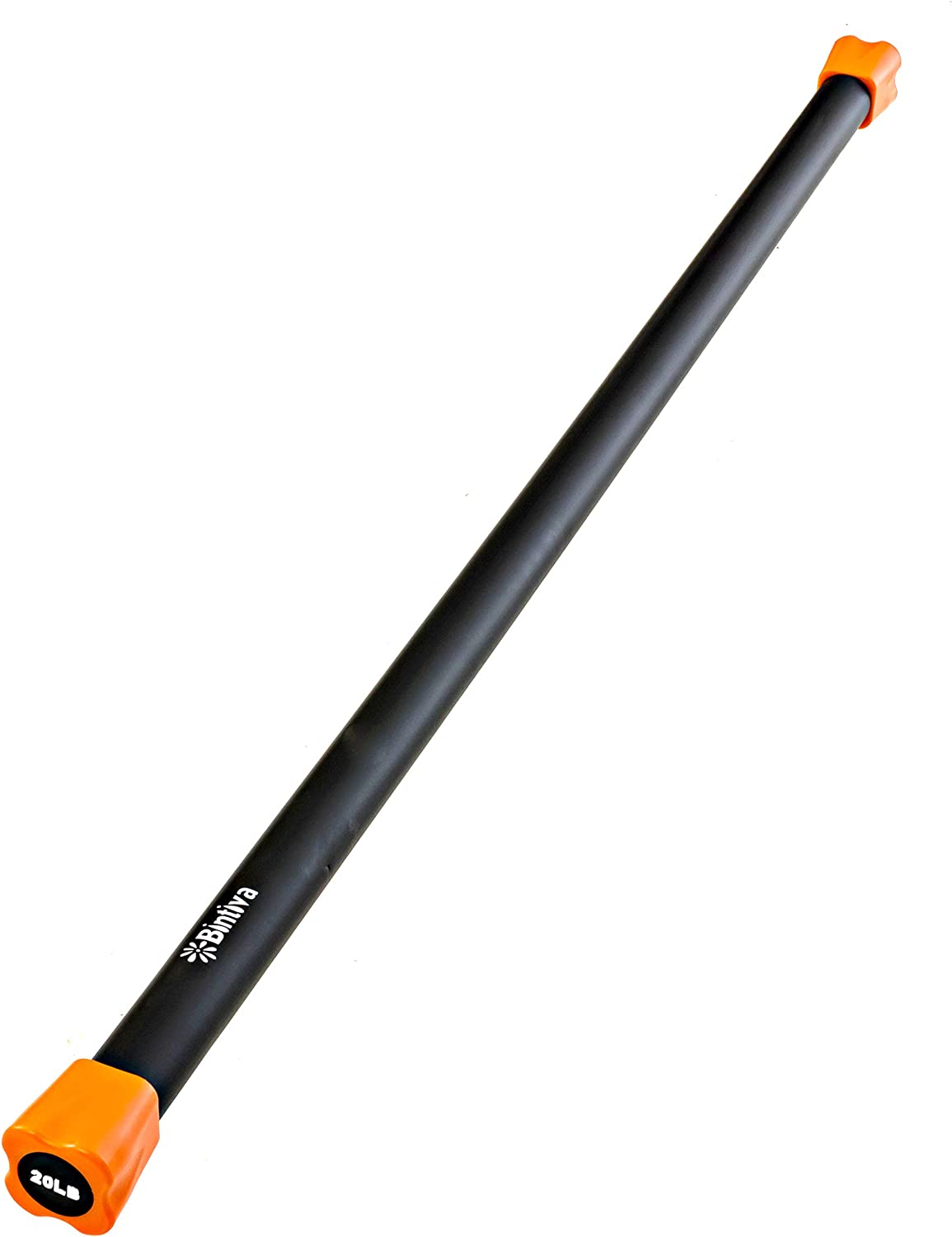 Bintiva Body Bar Weighted Workout Bar - SchoolOutlet