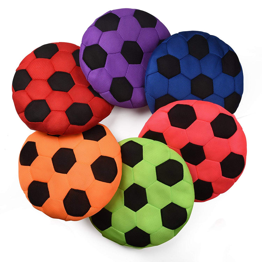 Bintiva Cushioned Spot Markers - Set of 6 Washable Seating Cues in Bright Colors - Large 14" Diameter - SchoolOutlet