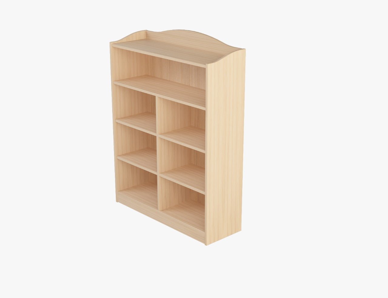 Bintiva Wood Bookcase 48"H X 36" W X 10.75"D - SchoolOutlet