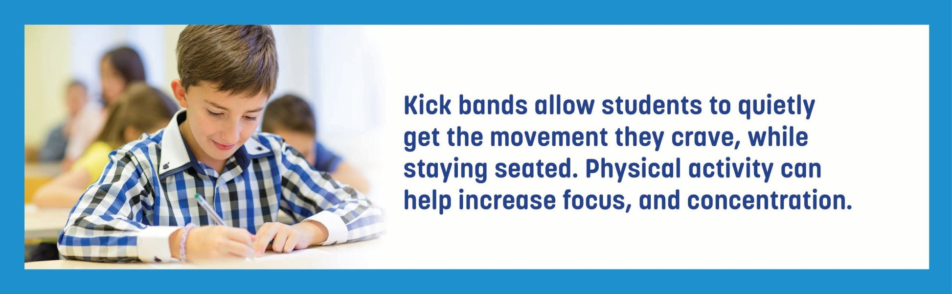 Bintiva Fidget Kicker - Foot Fidget for School Desks or Chairs - SchoolOutlet