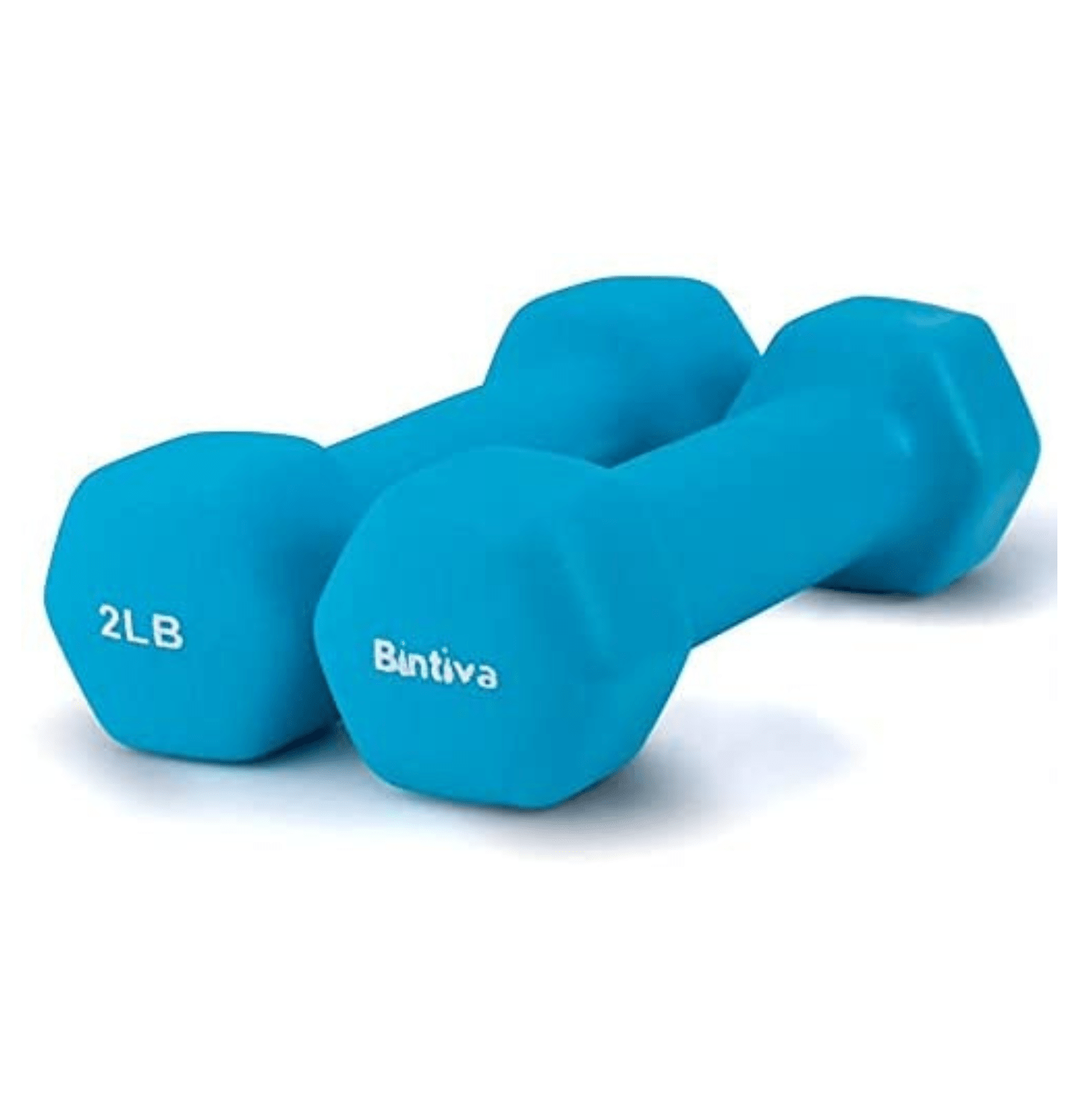Bintiva Neoprene Hexagon Shaped Dumbbells - SchoolOutlet