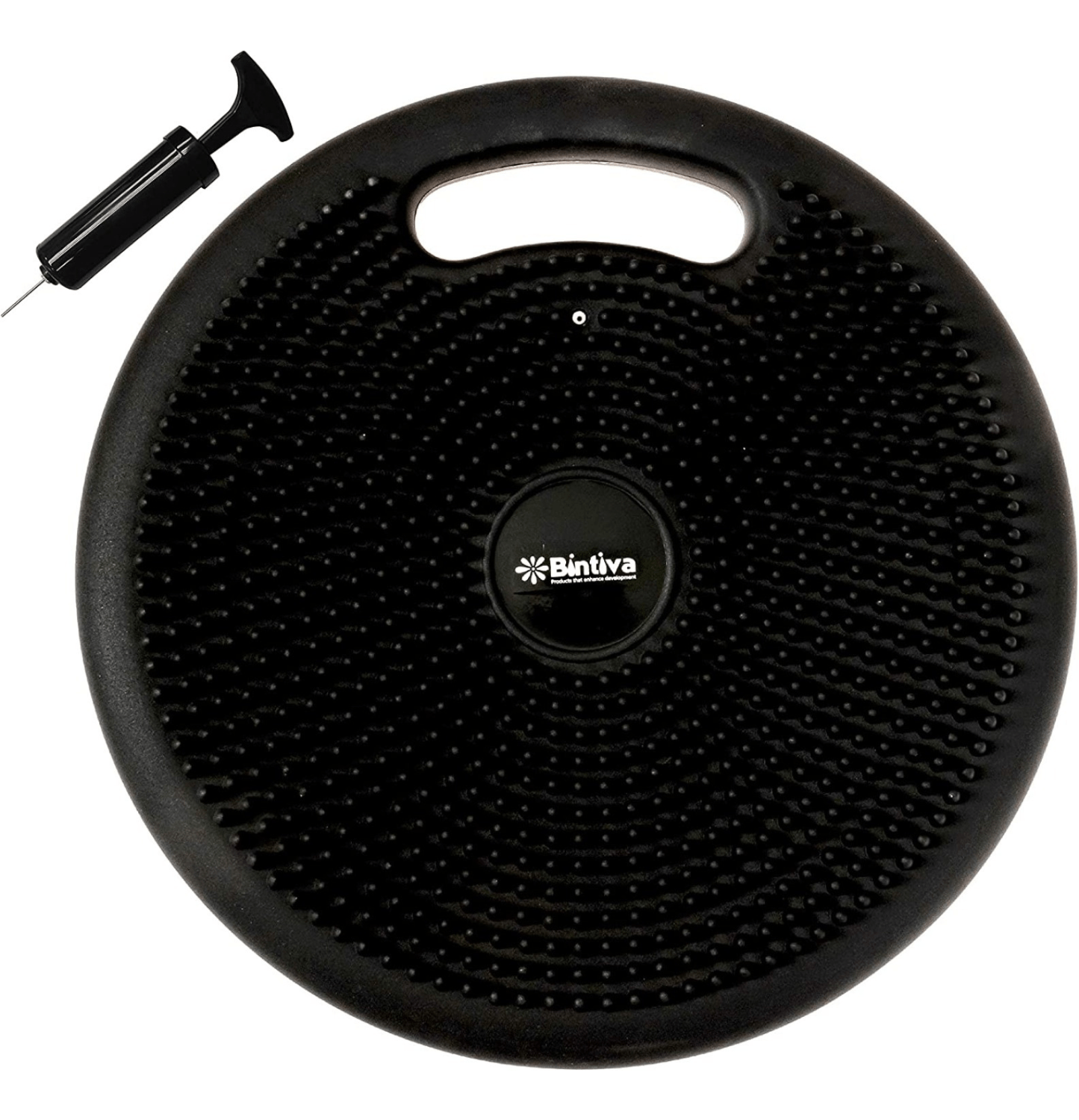 Bintiva Antimicrobial Active Wiggle Cushion 13 in Diameter with Handle - SchoolOutlet