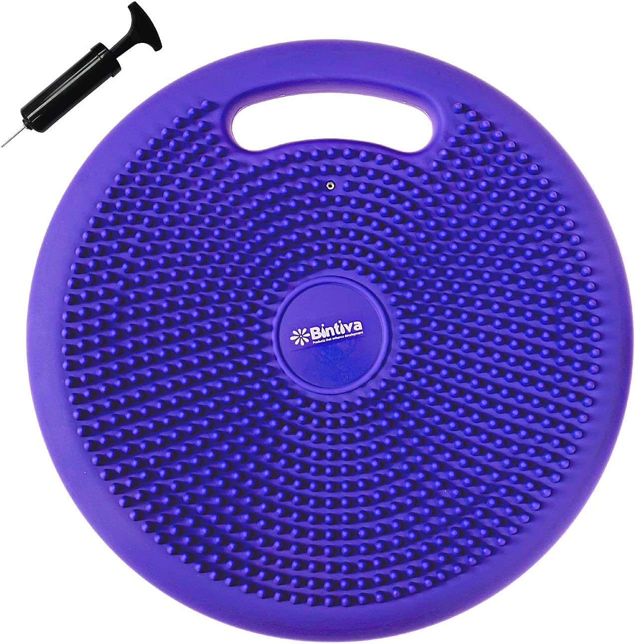 Bintiva Antimicrobial Active Wiggle Cushion 13 in Diameter with Handle - SchoolOutlet