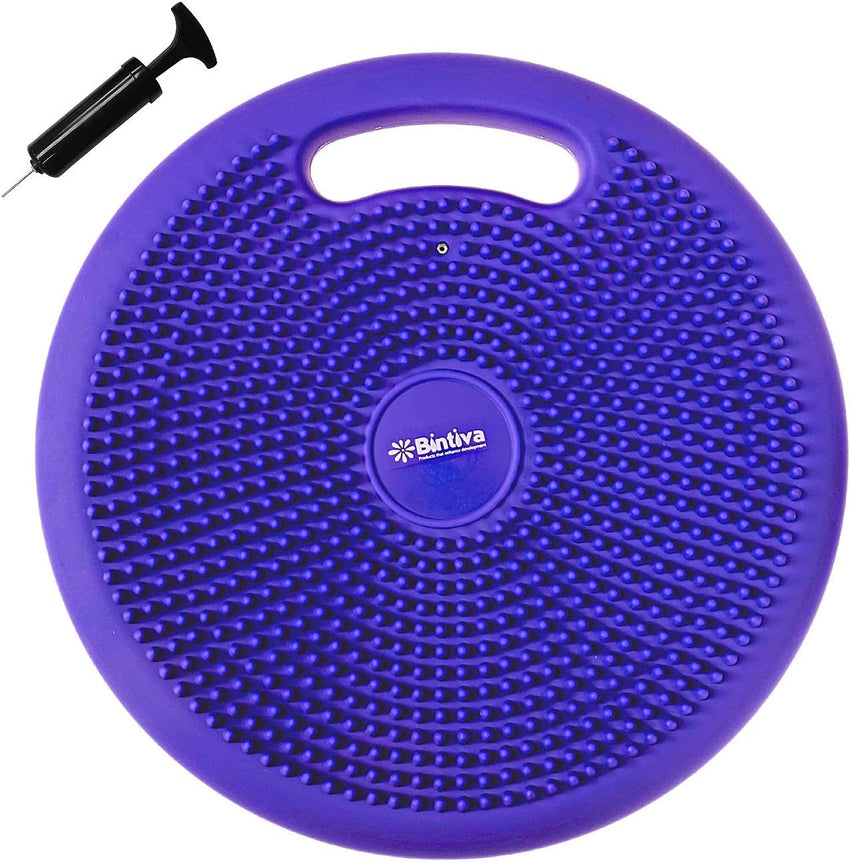 Bintiva Antimicrobial Active Wiggle Cushion 13 in Diameter with Handle - SchoolOutlet