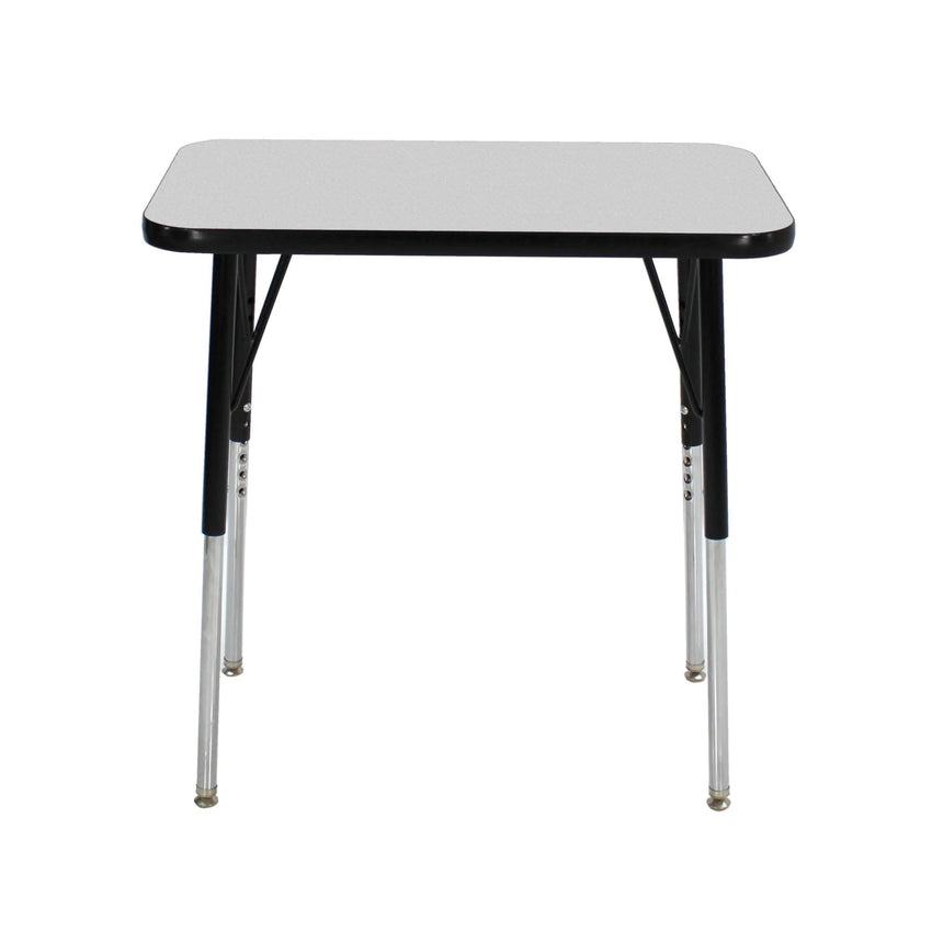 Bintiva Activity Table 18" x 30" with Height Adjustable Black Legs - SchoolOutlet