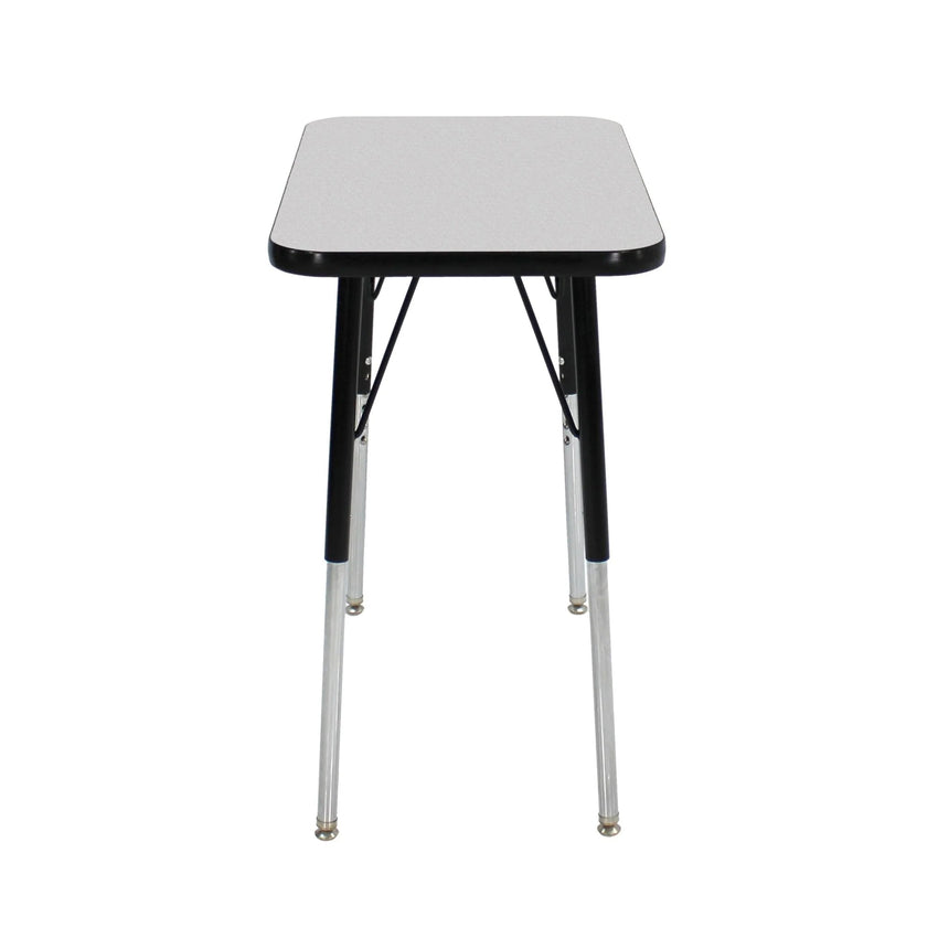 Bintiva Activity Table 18" x 30" with Height Adjustable Black Legs - SchoolOutlet