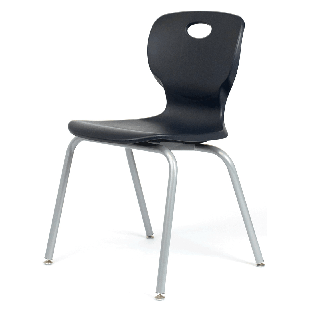Bintiva NAAR Chair Series - Stacking School Chair 18" Height with Self Level Glides - SchoolOutlet