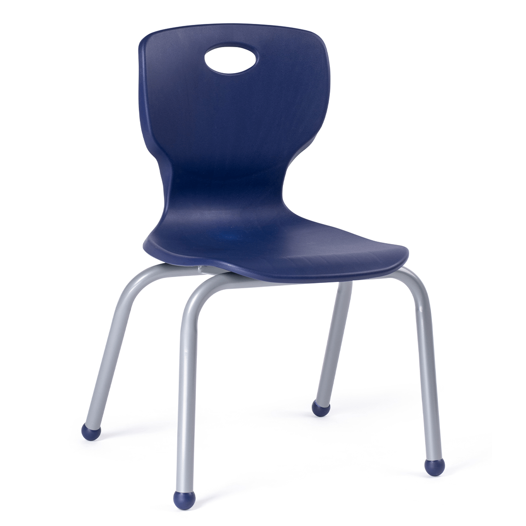 Bintiva NAAR Chair Series - Stacking School Chair 18" Height with Self Level Glides - SchoolOutlet