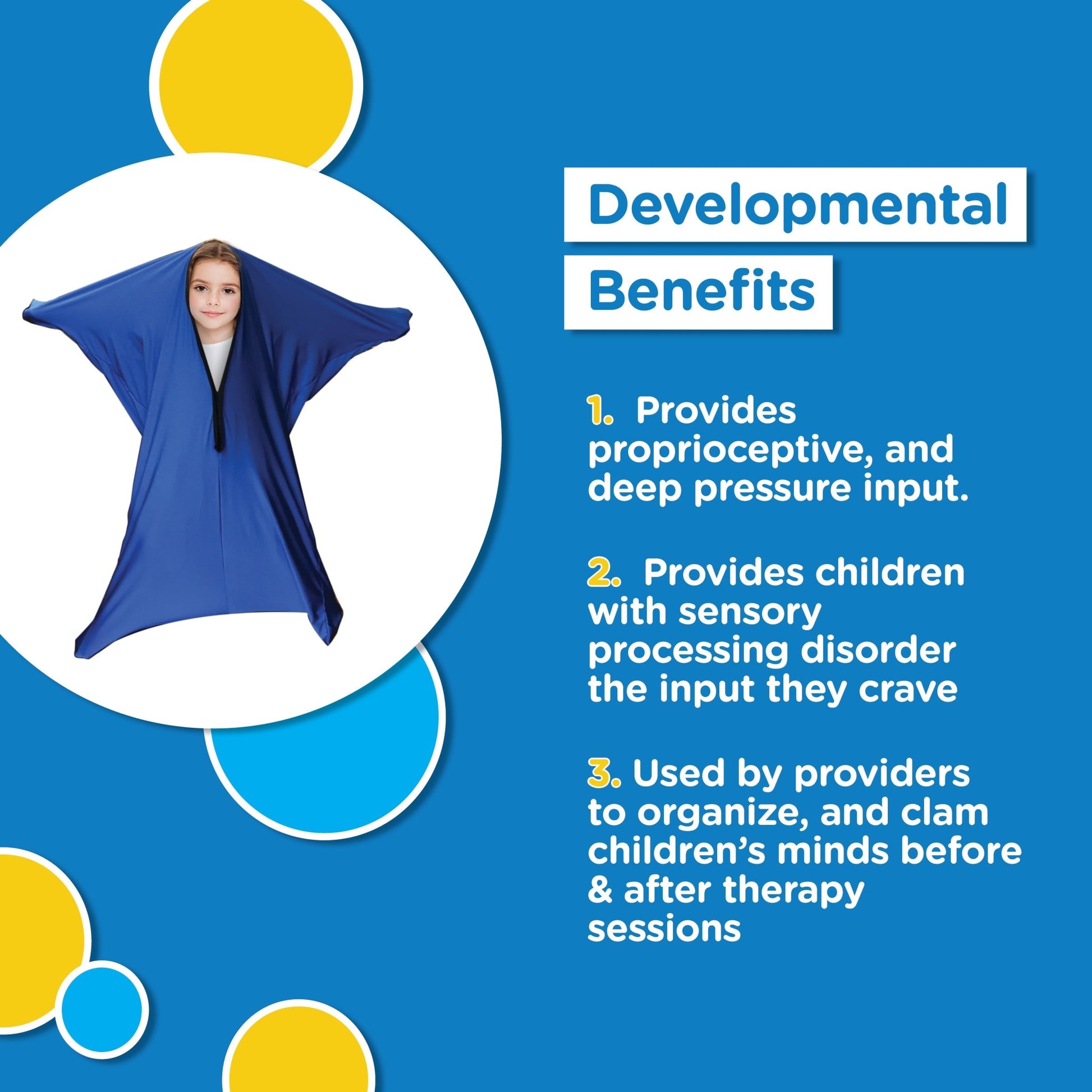 Bintiva Body Sock Sensory Sox - Deep Pressure Stimulation for Children with Sensory Proceessing Disorders - SchoolOutlet