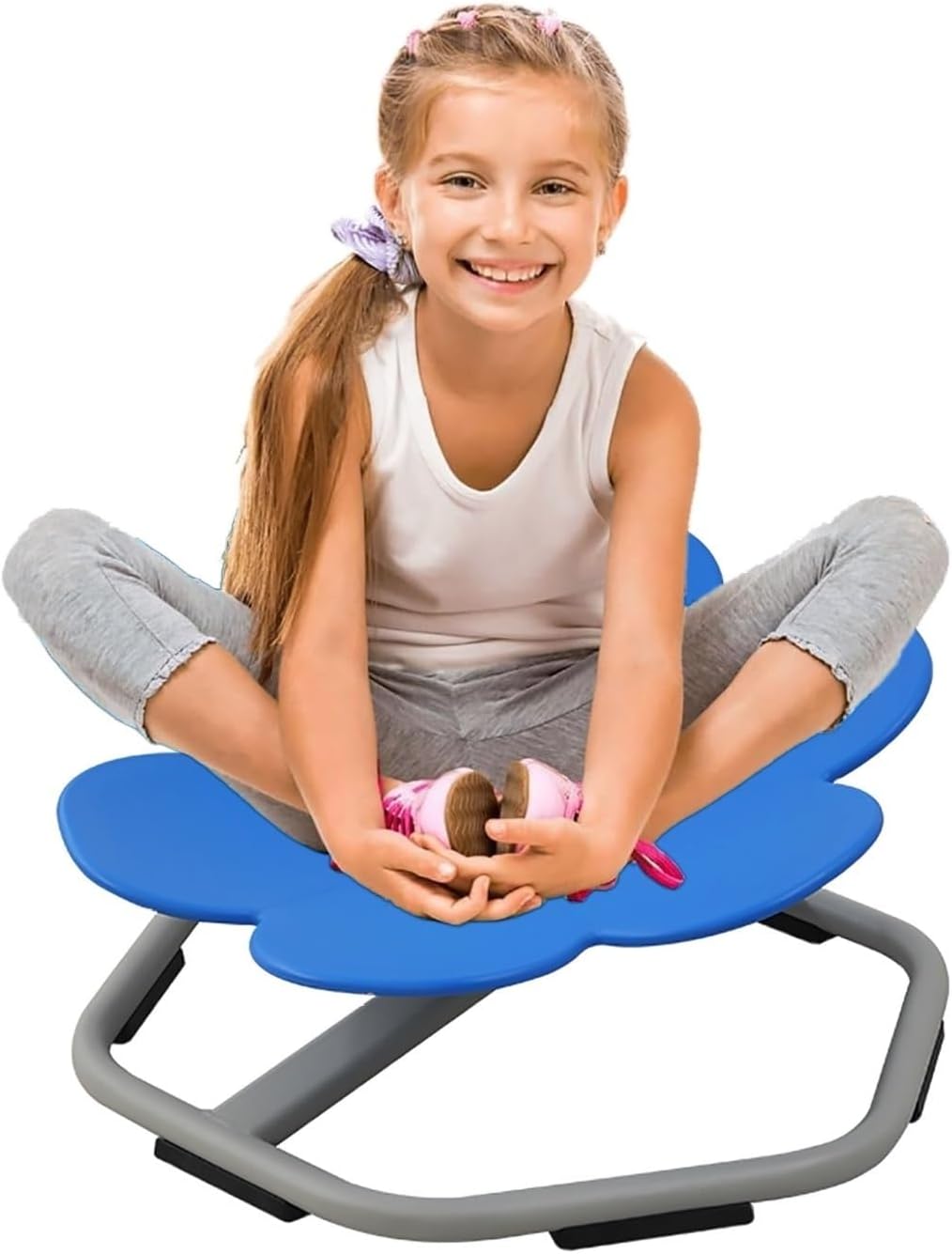 Bintiva Sit and Spin Seat - Sensory Swivel Chair - Dark Blue - SchoolOutlet