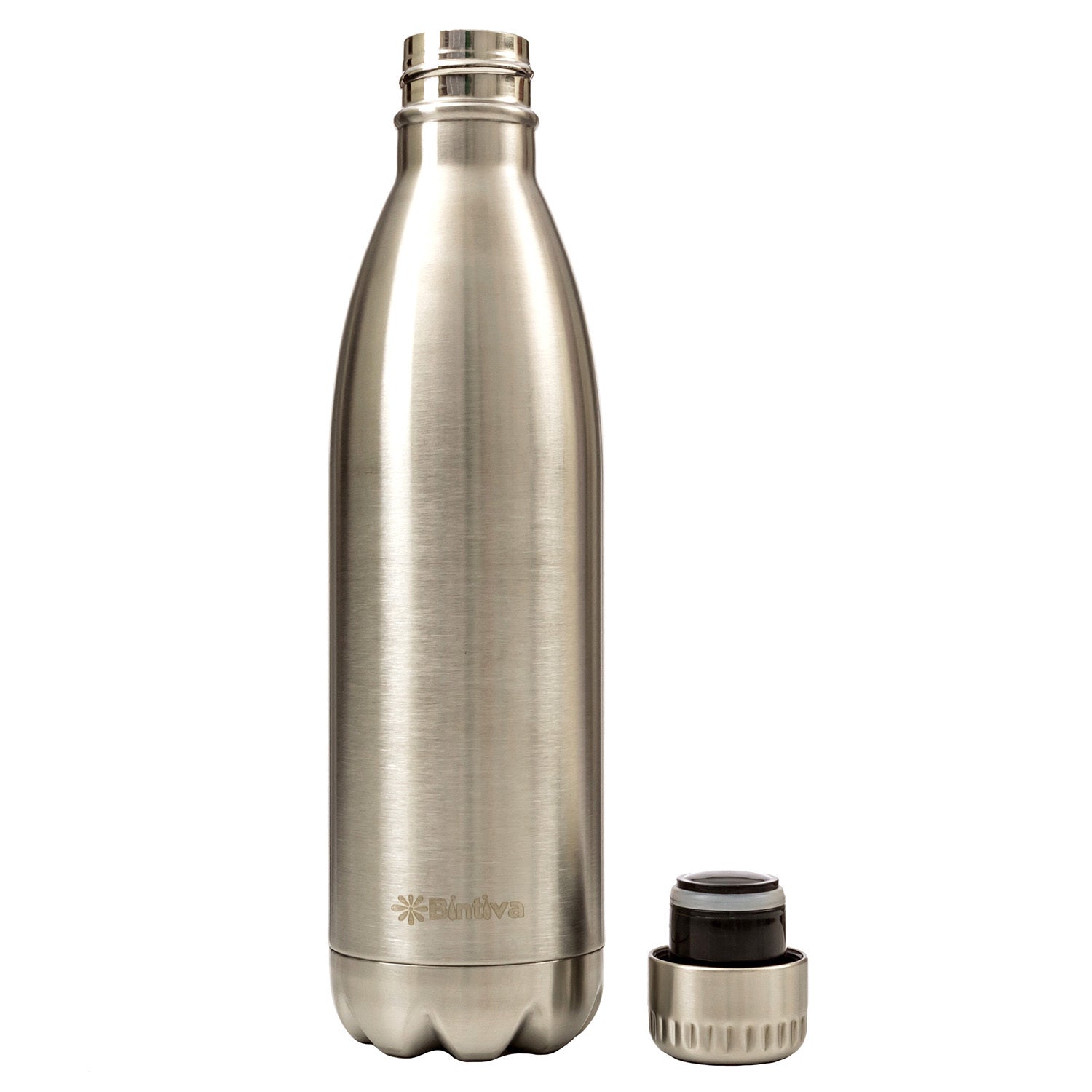 Bintiva Double Walled Vacuum Insulated Stainless Steel Water Bottle - SchoolOutlet