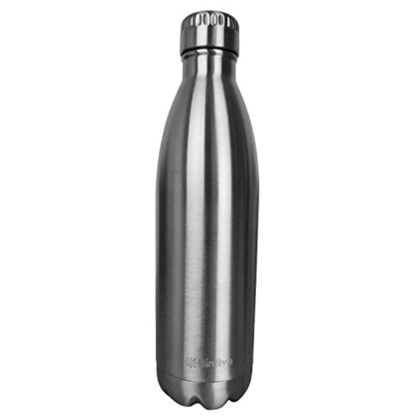 Bintiva Double Walled Vacuum Insulated Stainless Steel Water Bottle - SchoolOutlet