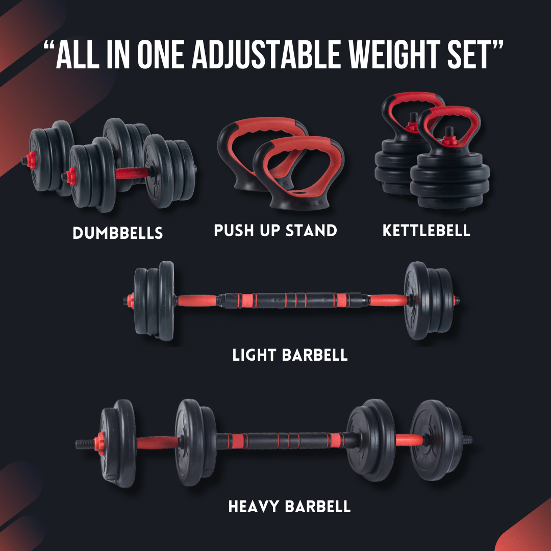 Bintiva Six - in - One Dumbbell Set - SchoolOutlet
