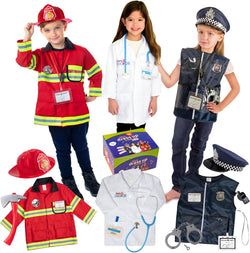 Bintiva Dress Up Trunk 3 in 1 Costume Set 1st Responder